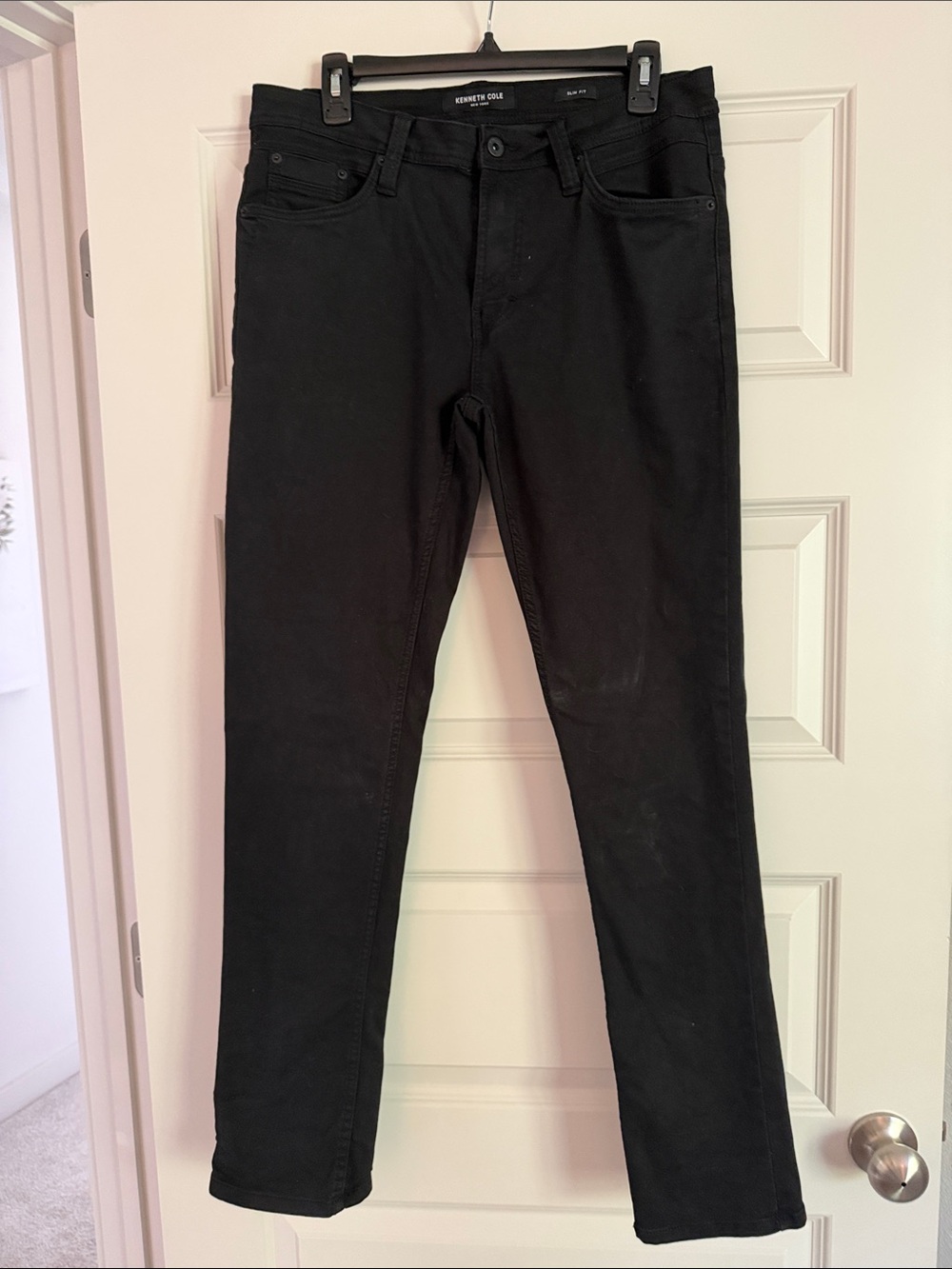 Kenneth Cole Black Skinny Jeans for Men